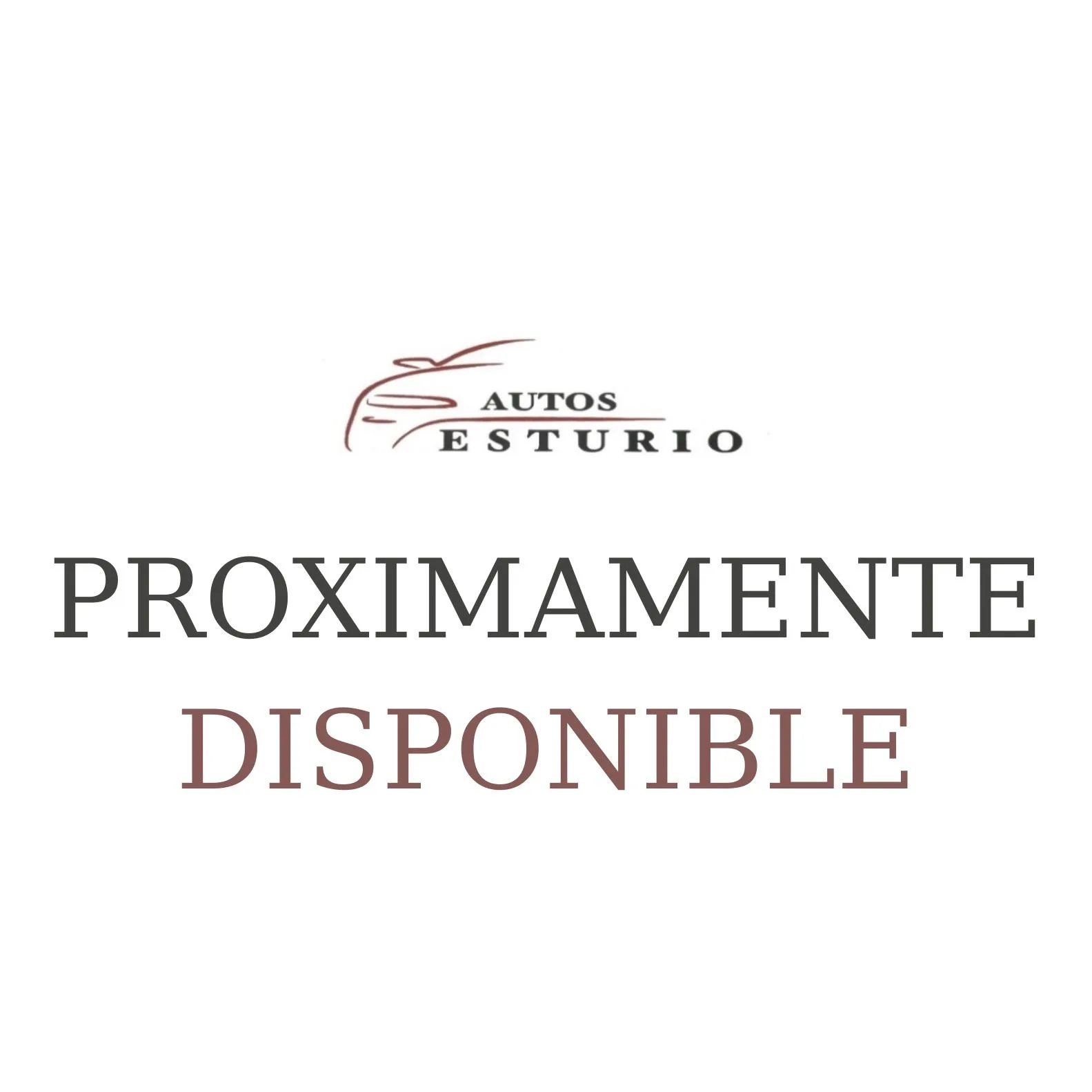 Proximamente Disponible 2 | AUTOS ESTURIO SOCIEDAD LIMITADA